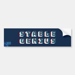 Stable Genius Bumpersticker