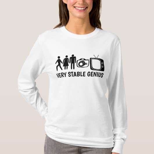 STABLE GENIUS Personen Man TV T-shirt (Voorkant)
