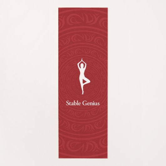 "Stable Genius" Yoga Mat (Voorkant)
