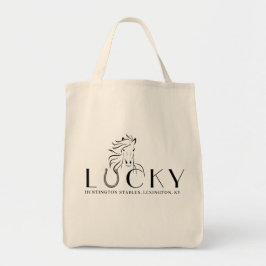 Stable of Horse Name Lucky Hoefijzer Rider Boots Tote Bag