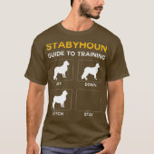 Stabyhoun gids voor het trainen van hond gehoorzaa t-shirt (Voorkant)