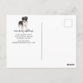 Stabyhoun Moving Announcement Briefkaart (Achterkant)