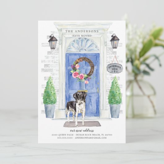 Stabyhoun Voorportretaankondiging Kaart (Staand voorkant)