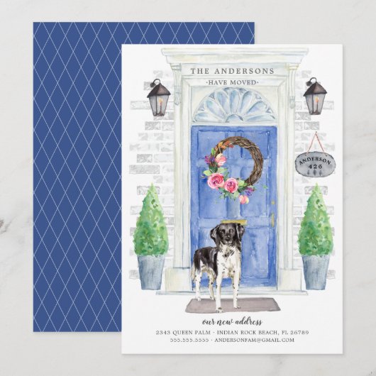 Stabyhoun Voorportretaankondiging Kaart (Voorkant / Achterkant)