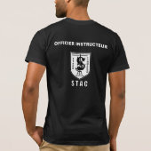 STAC FRONT BW, OFFICIER INSTRUCTEUR T-SHIRT (Achterkant)
