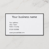 Stac Pollaidh Mountain Highlands of Scotland Busin Visitekaartje (Achterkant)