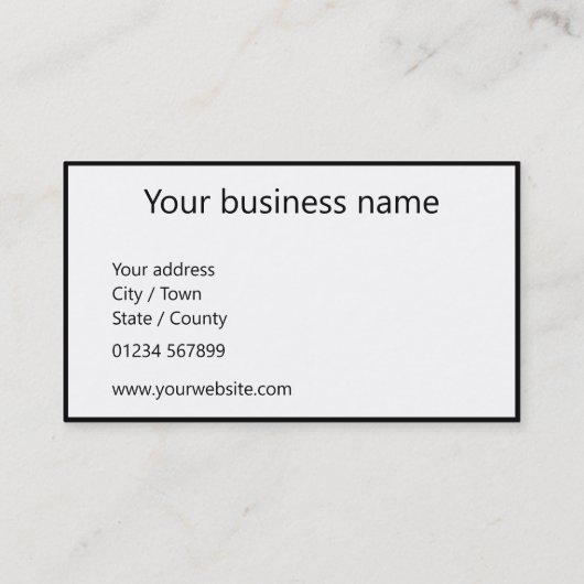 Stac Pollaidh Mountain Highlands of Scotland Busin Visitekaartje (Achterkant)