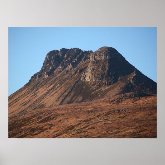 Stac Pollaidh Schotland Poster (Voorkant)