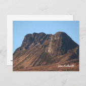 Stac Pollaidh (Stac Polly) Schotland Briefkaart (Voorkant / Achterkant)