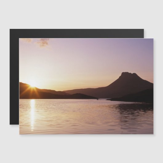 Stac Pollaidh sunset Scotland (Voorkant / Achterkant)