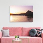 Stac Pollaidh sunset Scotland Canvas Afdruk (Insitu (Woonkamer))