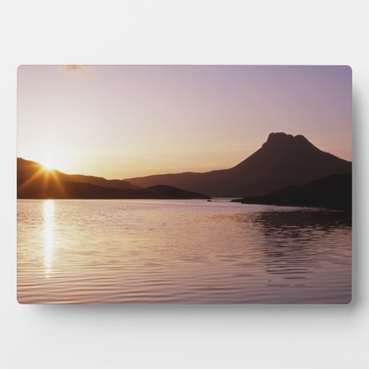 Stac Pollaidh sunset Scotland Fotoplaat (voorkant)