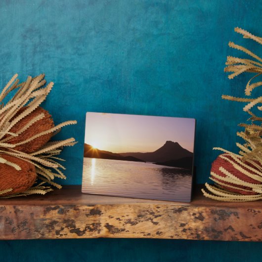 Stac Pollaidh sunset Scotland Fotoplaat (Zijkant)