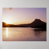 Stac Pollaidh sunset Scotland Poster (Voorkant)