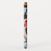 Staccato-Hand gekleurde moderne kunst Case-Mate iPhone Case (Achterkant/rechts)