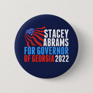 Stacey Abrams for Governor of Georgia 2022 Ronde Button 5,7 Cm