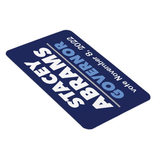 Stacey Abrams Gouverneur van de auto magneet met d (Rechterzijde)