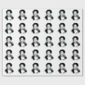 Stacey Abrams Graffiti Kunst Cadeaupapier (Vlak)