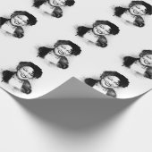 Stacey Abrams Graffiti Kunst Cadeaupapier (Hoek)