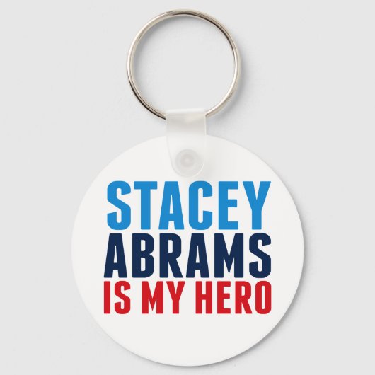 Stacey Abrams is mijn Hero 2022-verkiezing Sleutelhanger (Voorkant)