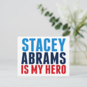 Stacey Abrams is My Hero Briefkaart (Staand voorkant)