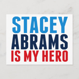 Stacey Abrams is My Hero Briefkaart