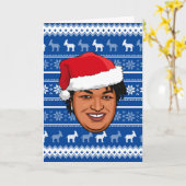 STACEY ABRAMS Kerstmis Kaart (Gele Bloem)