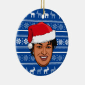 STACEY ABRAMS Kerstmis Keramisch Ornament (Rechts)
