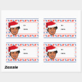 STACEY ABRAMS Kerstmis Rechthoekige Sticker (Vel)