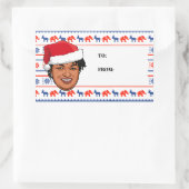 STACEY ABRAMS Kerstmis Rechthoekige Sticker (Tas)