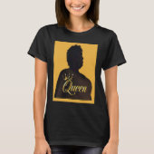 STACEY ABRAMS QUEEN Burgerrechten Georgië Runoff F T-shirt (Voorkant)