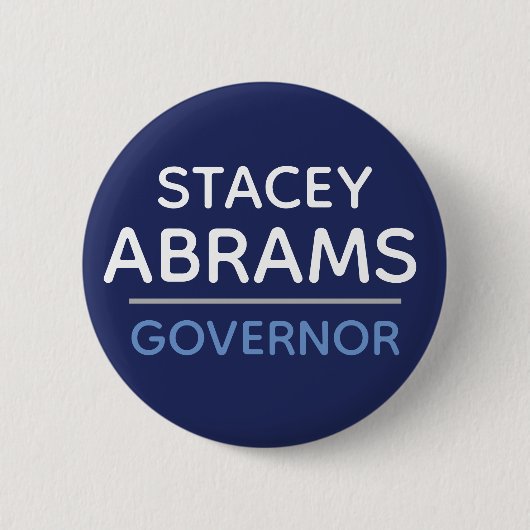 Stacey Abrams supporter button / pin - stem 2018! (Voorkant)
