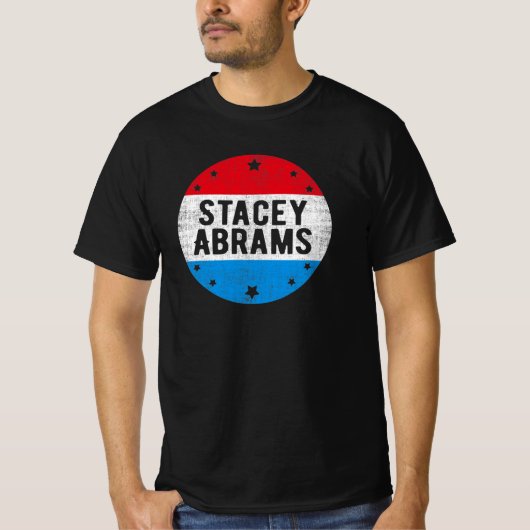 Stacey Abrams the American Democratic Party T-shirt (Voorkant)