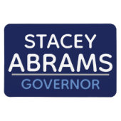 Stacey Abrams voor GA GOVERNOR automagneet :) Magneet (Horizontaal)