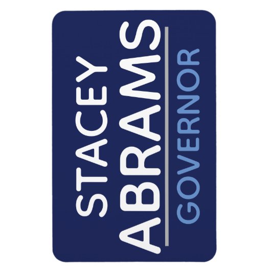 Stacey Abrams voor GA GOVERNOR automagneet :) Magneet (Verticaal)