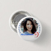 Stacey burgemeester 2021 ronde button 3,2 cm (Voorkant /achterkant)