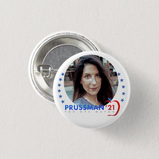 Stacey burgemeester 2021 ronde button 3,2 cm (Voorkant /achterkant)