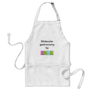 Stacey periodieke table name apron standaard schort