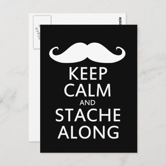 Stache Along Briefkaart (Voorkant / Achterkant)