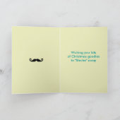 Stache Away Feestdagen Kaart (Binnen)