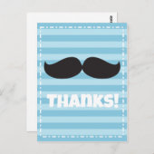 Stache Blue Briefkaart (Voorkant / Achterkant)