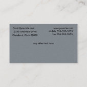 Stache en meer Barbershop-Visitekaartje Visitekaartje (Achterkant)