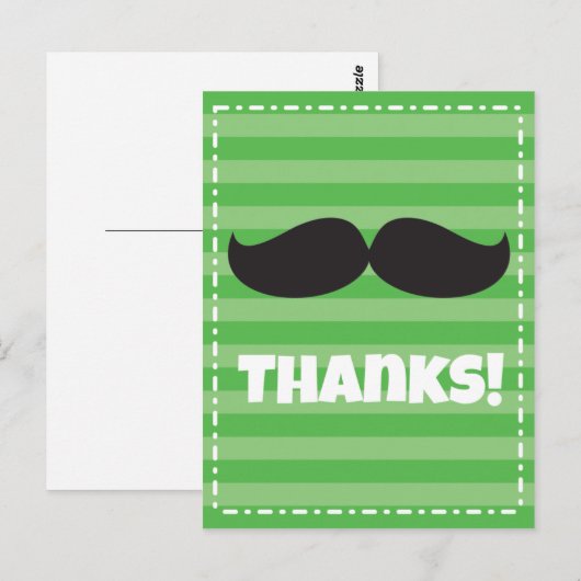 Stache Green Briefkaart (Voorkant / Achterkant)