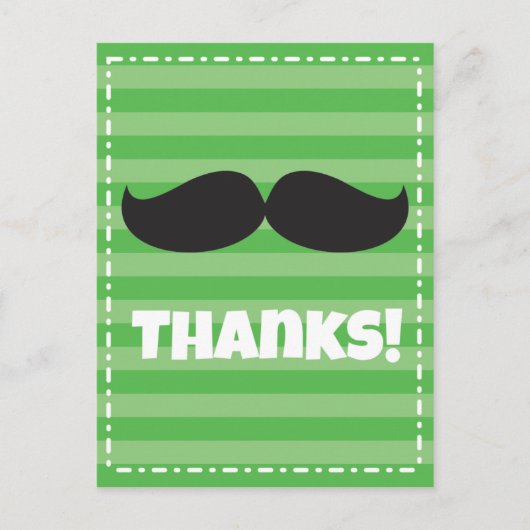Stache Green Briefkaart (Voorkant)