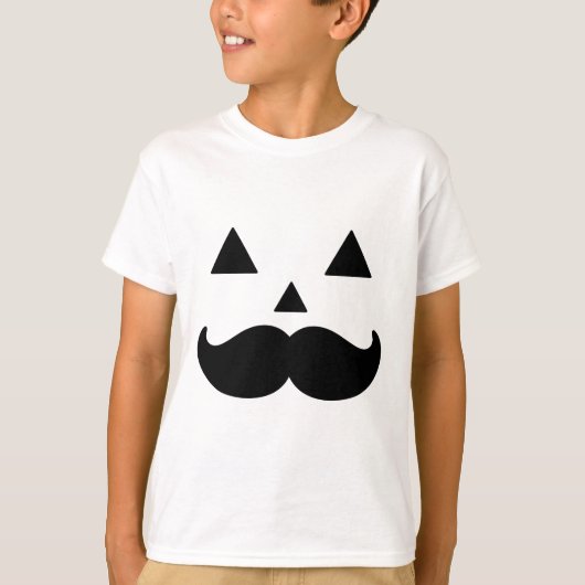 Stache O' Lantern T-shirt (Voorkant)