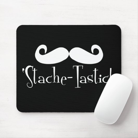 "Stache-tastic Muismat (Met muis)