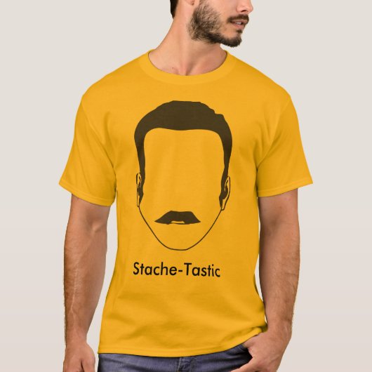 Stache-Tastic T-shirt (Voorkant)
