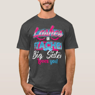 Staches of Lashes Big Sister houdt van je beste ge T-shirt