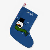 Stachy de Snowman Kleine Kerstsok (Voorkant (Hangend))