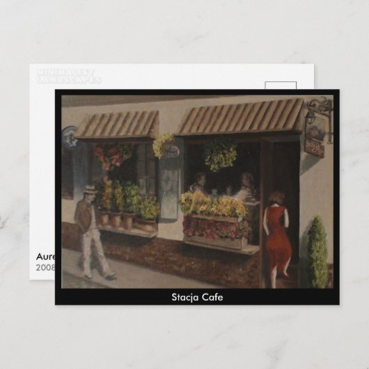 Stacja Cafe, Poznan (Polen) Briefkaart (Voorkant / Achterkant)